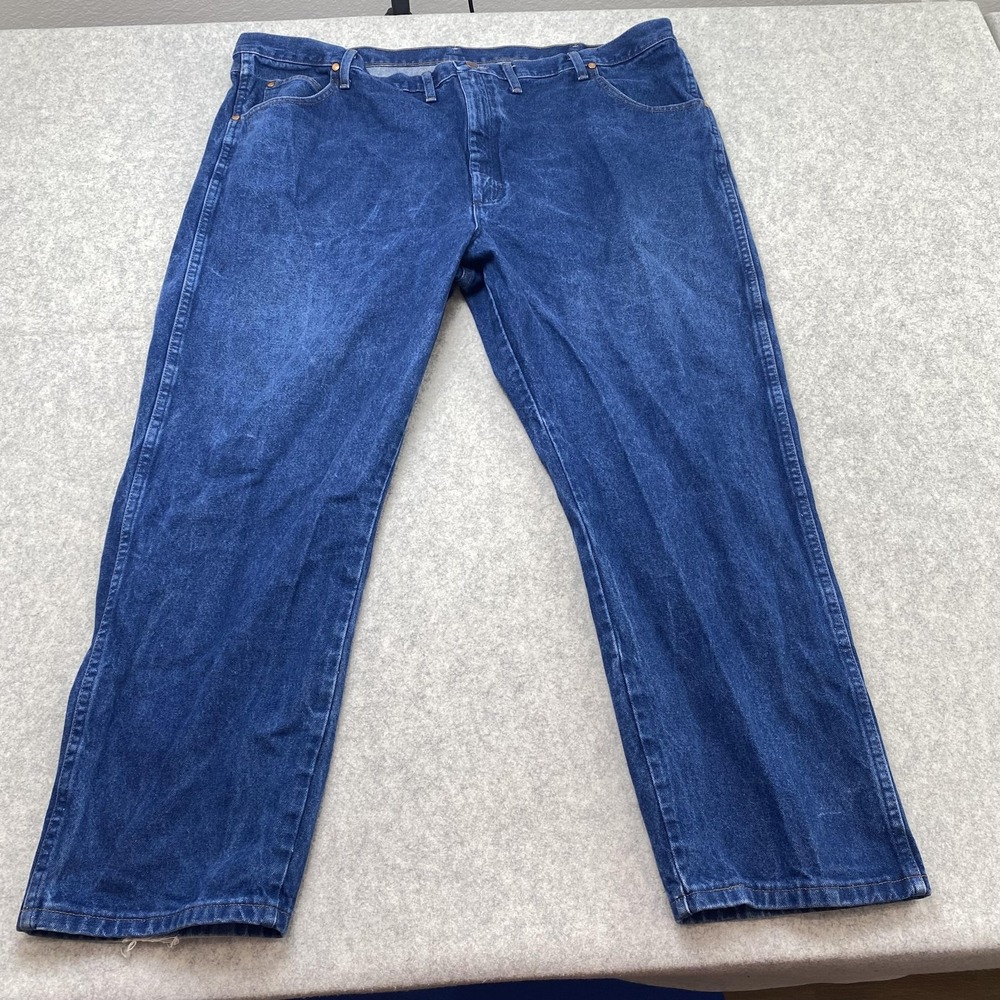 Wrangler Jeans Mens 48x30 (47x30) Blue Relaxed Straight Leg Denim 1031MWZW